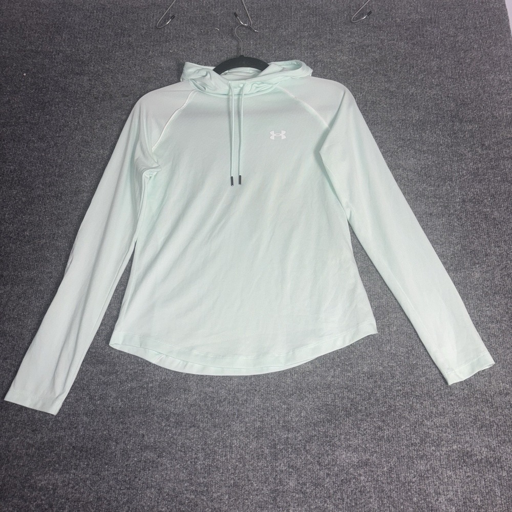 Under Armour Tech 2.0 Hoodie Women's Sm Teal Mint Hydro Long‎ Sleeve Pullover